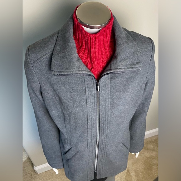 Faded Glory Jackets & Blazers - Faded Glory Charcoal Jacket,  Large